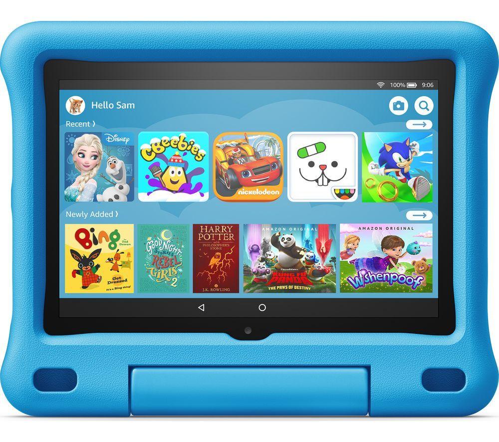 Image of AMAZON Fire HD 8" Kids Edition Tablet (2020) - 32 GB, Blue, Blue