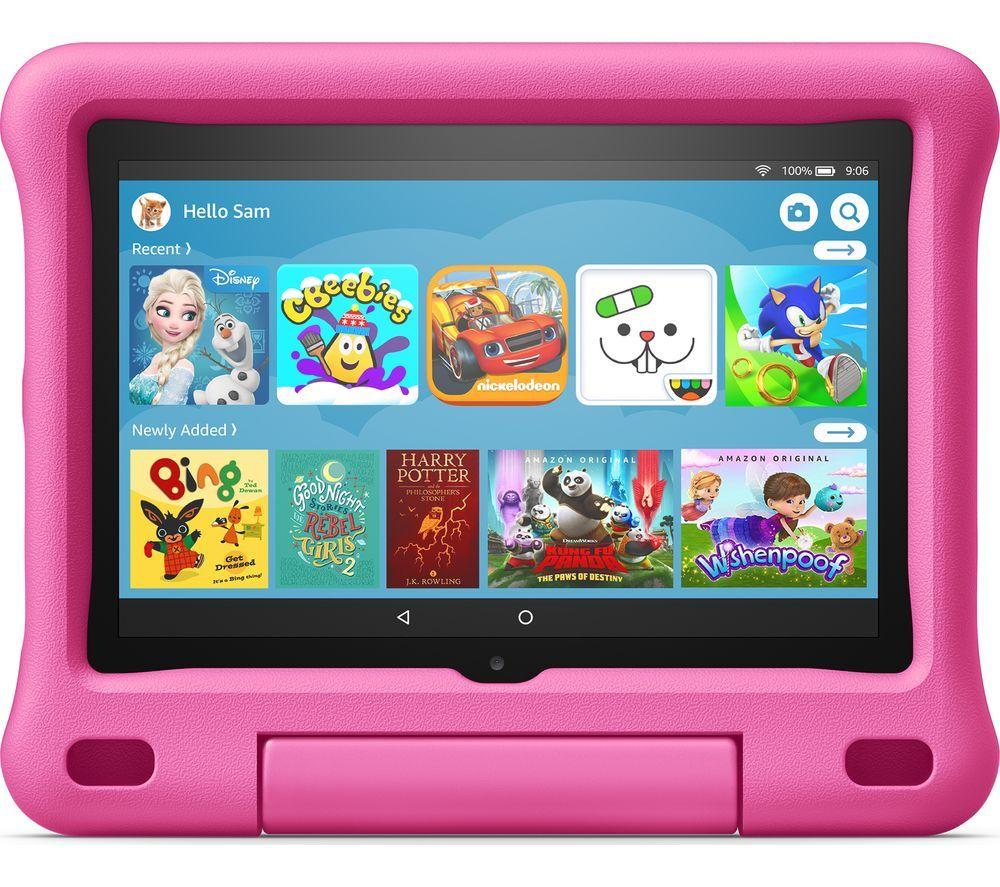 Image of AMAZON Fire HD 8" Kids Edition Tablet (2020) - 32 GB, Pink, Pink