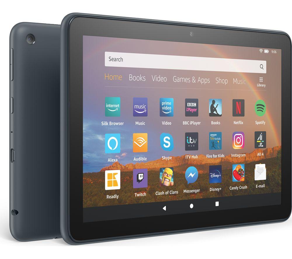 Image of AMAZON Fire HD 8 Plus Tablet (2020) - 64 GB, Black, Black