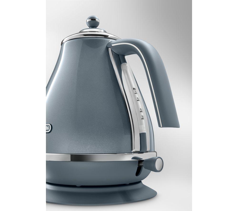 DELONGHI Icona Metallics KBOT3001.AZ Jug Kettle - Blue image number 4 of 7