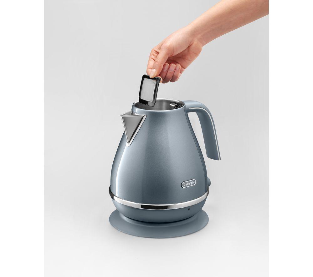 Buy DELONGHI Icona Metallics KBOT3001.AZ Jug Kettle Blue Currys