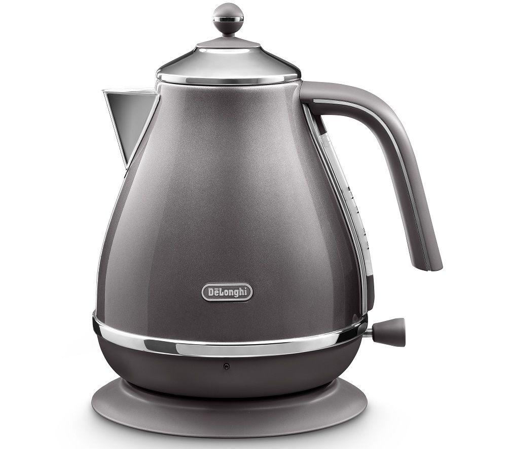 Buy DELONGHI Icona Metallics KBOT3001.GY Jug Kettle Grey Currys