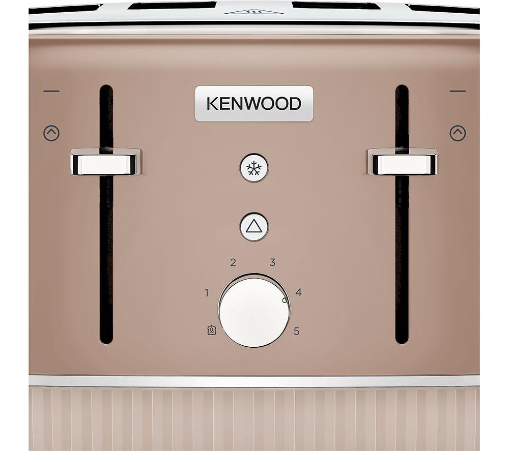 KENWOOD Elegancy TFP10.A0BW 4-Slice Toaster - Mocha image number 3 of 6