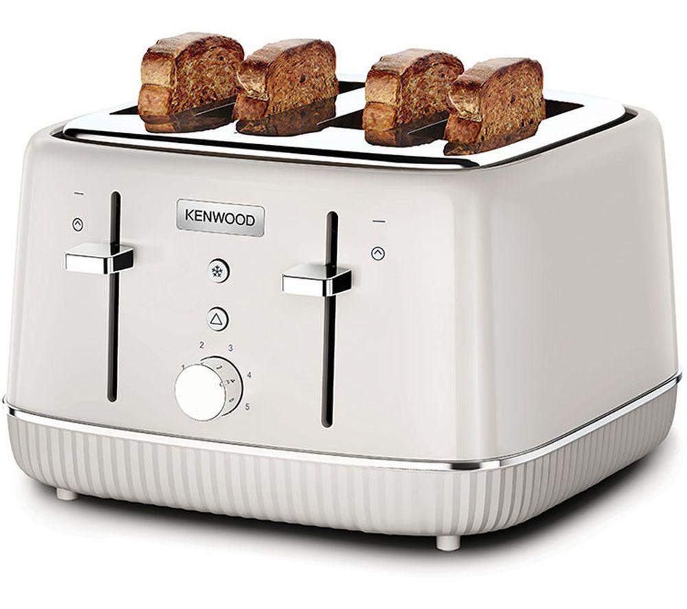 KENWOOD Elegancy TFP10.A0CR 4-Slice Toaster - Cream image number 3 of 6