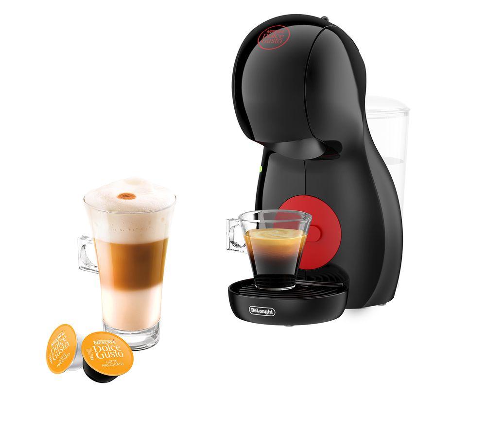 DOLCE GUSTO by DeLonghi Piccolo XS Manual EDG210B Coffee Machine - Black, Black