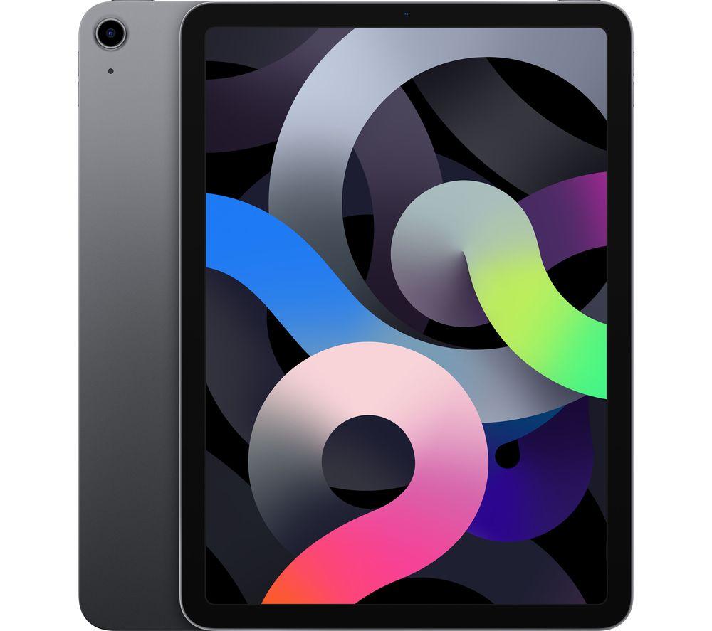 Image of APPLE 10.9" iPad Air (2020) - 64 GB, Space Grey, Silver/Grey