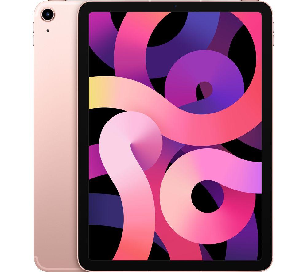 Image of APPLE 10.9" iPad Air Cellular (2020) - 64 GB, Rose Gold, Pink