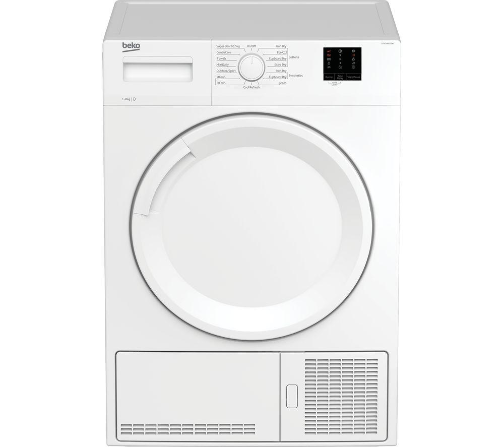 BEKO DTKCE80021W 8 kg Condenser Tumble Dryer - White