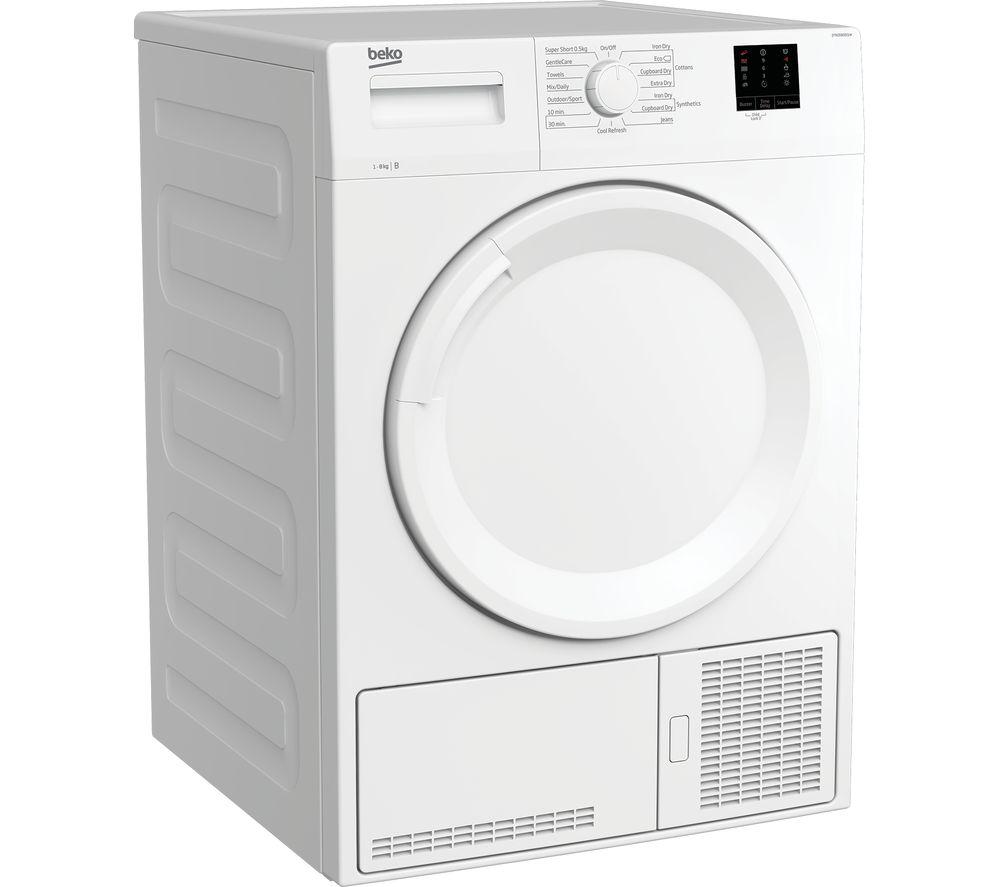 Beko dtlce80121w 8kg condenser 2024 tumble dryer