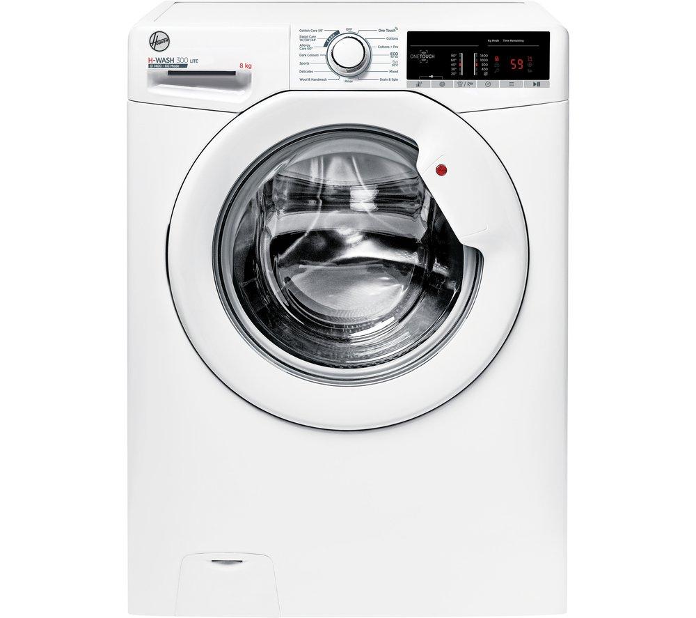 HOOVER H-Wash 300 H3W410TE NFC 10 kg 1400 Spin Washing Machine - White