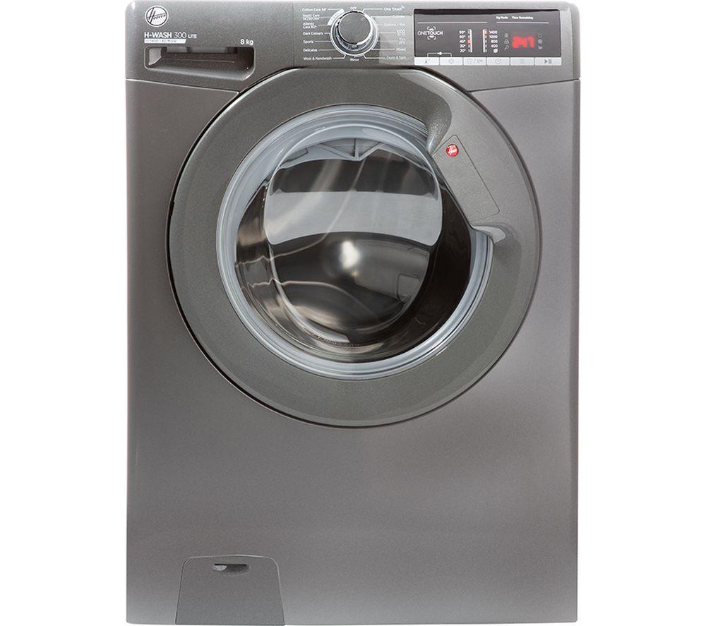 HOOVER H-Wash 300 H3W 48TGGE NFC 8 kg 1400 Spin Washing Machine ? Graphite