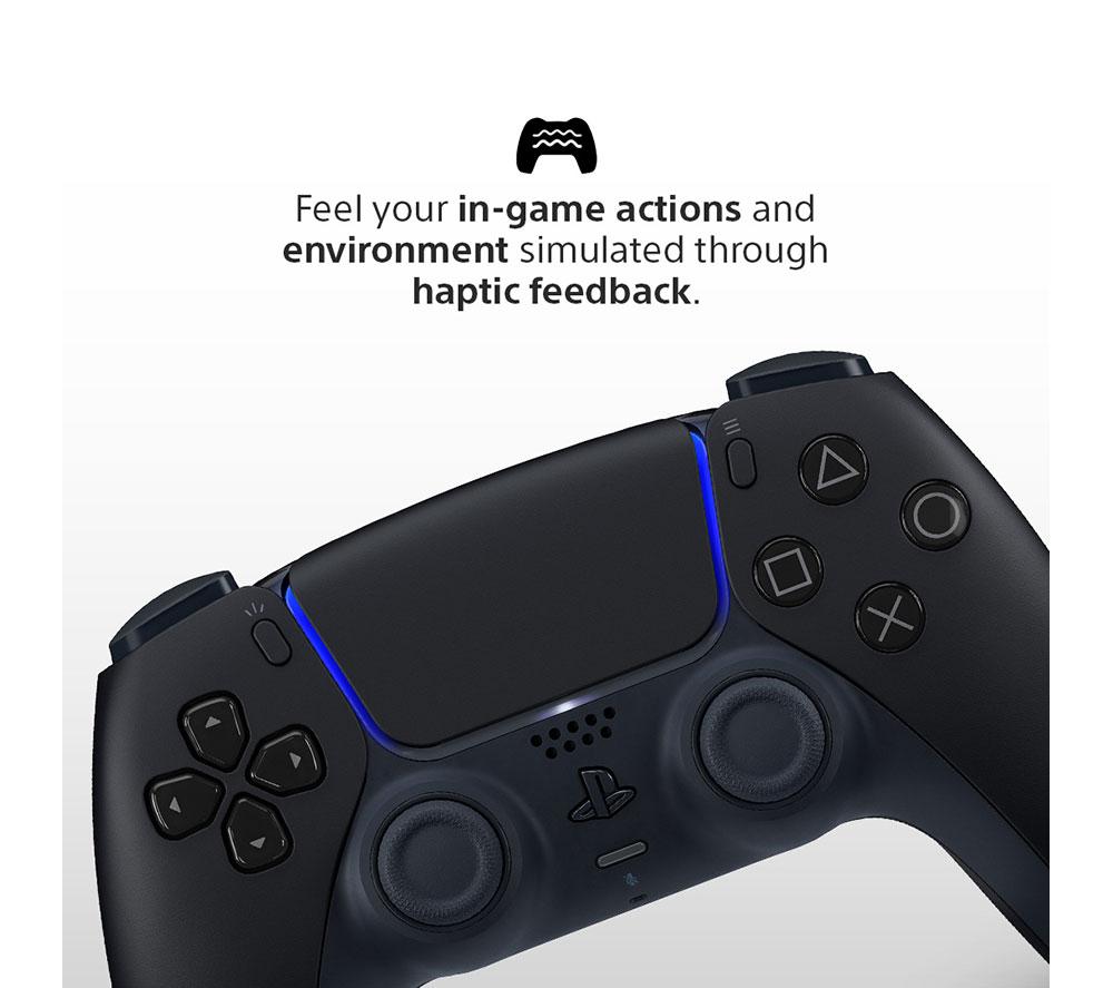 PLAYSTATION PS5 DualSense Wireless Controller - Midnight Black image number 4 of 9