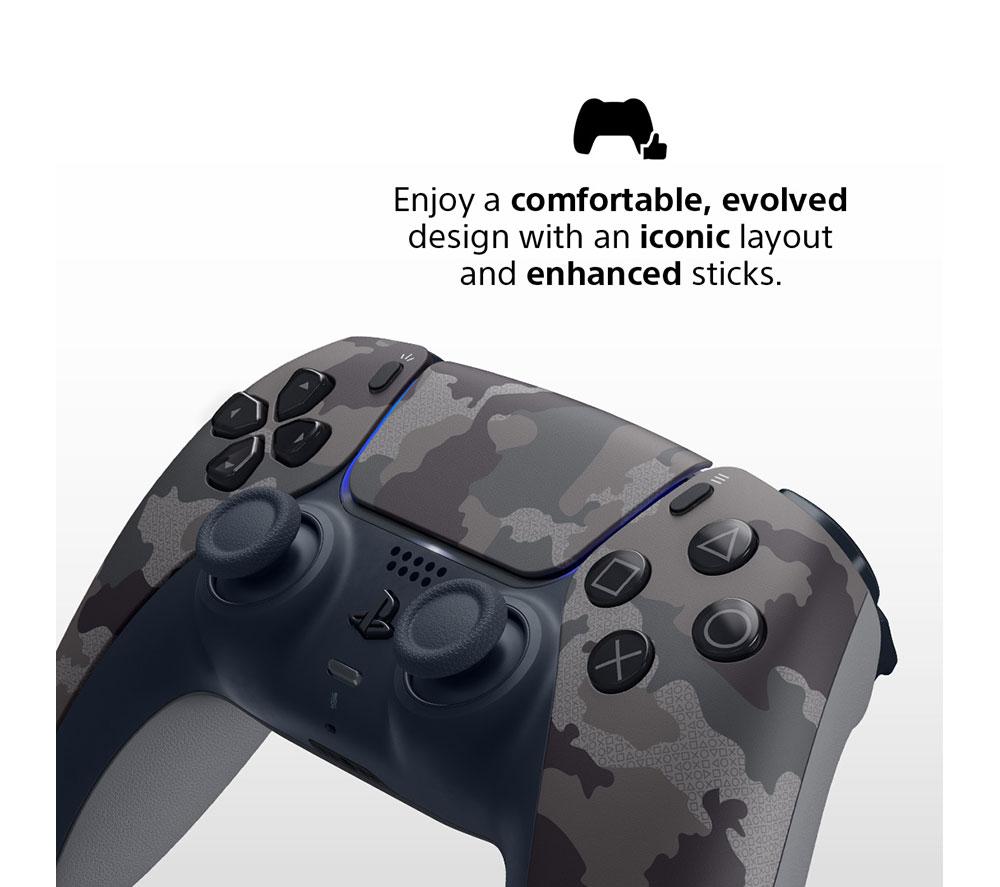PLAYSTATION PS5 DualSense Wireless Controller - Camo Grey image number 6 of 9
