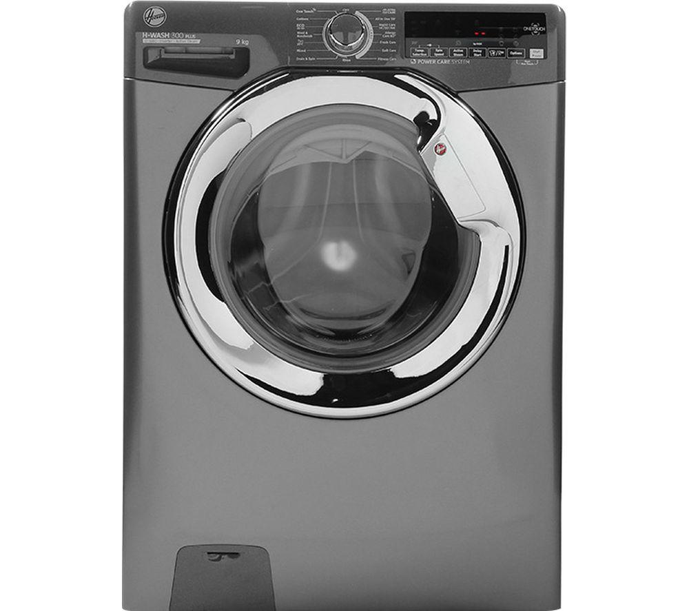 HOOVER H-Wash 300 H3WS68TAMCGE NFC 8 kg 1600 Spin Washing Machine - Graphite, Silver/Grey