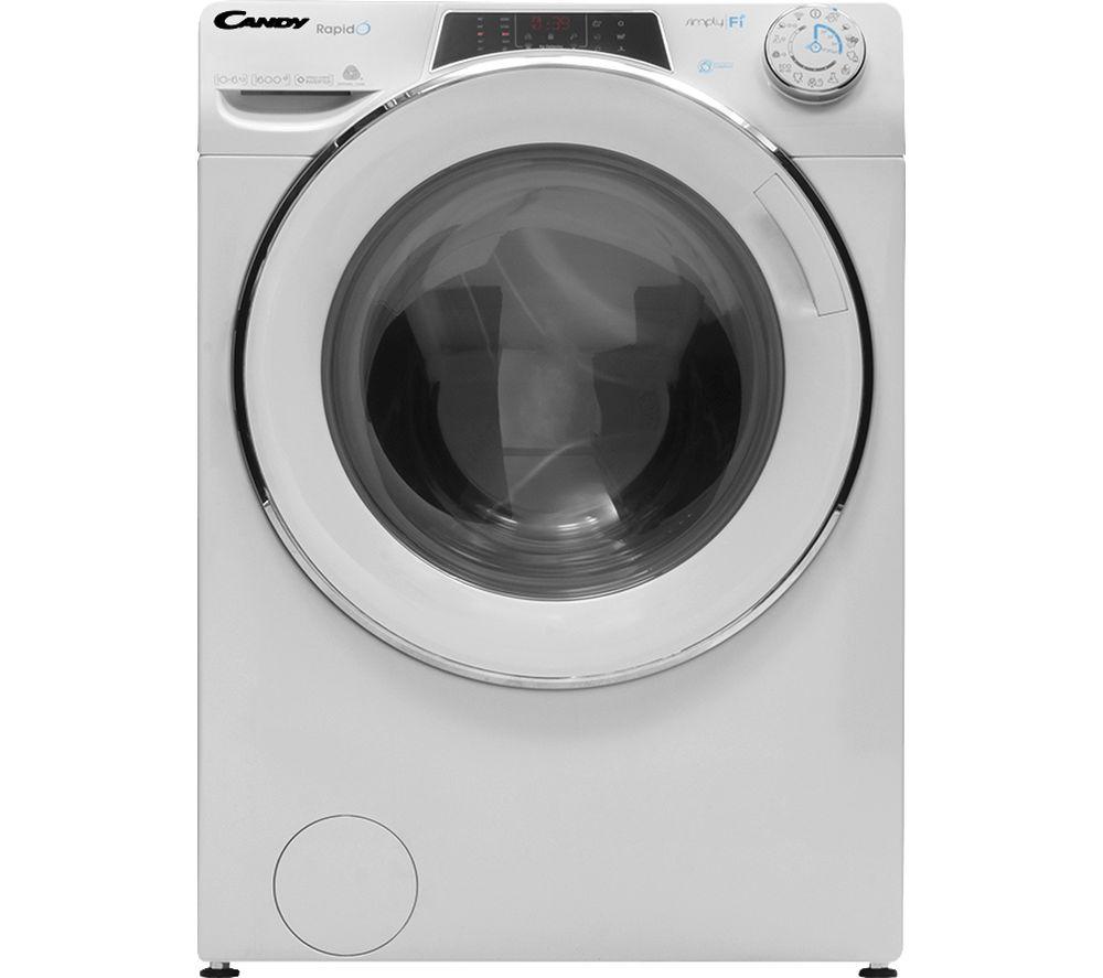 CANDY Rapido ROW4964DWMCE WiFi-enabled 9 kg Washer Dryer - White, White