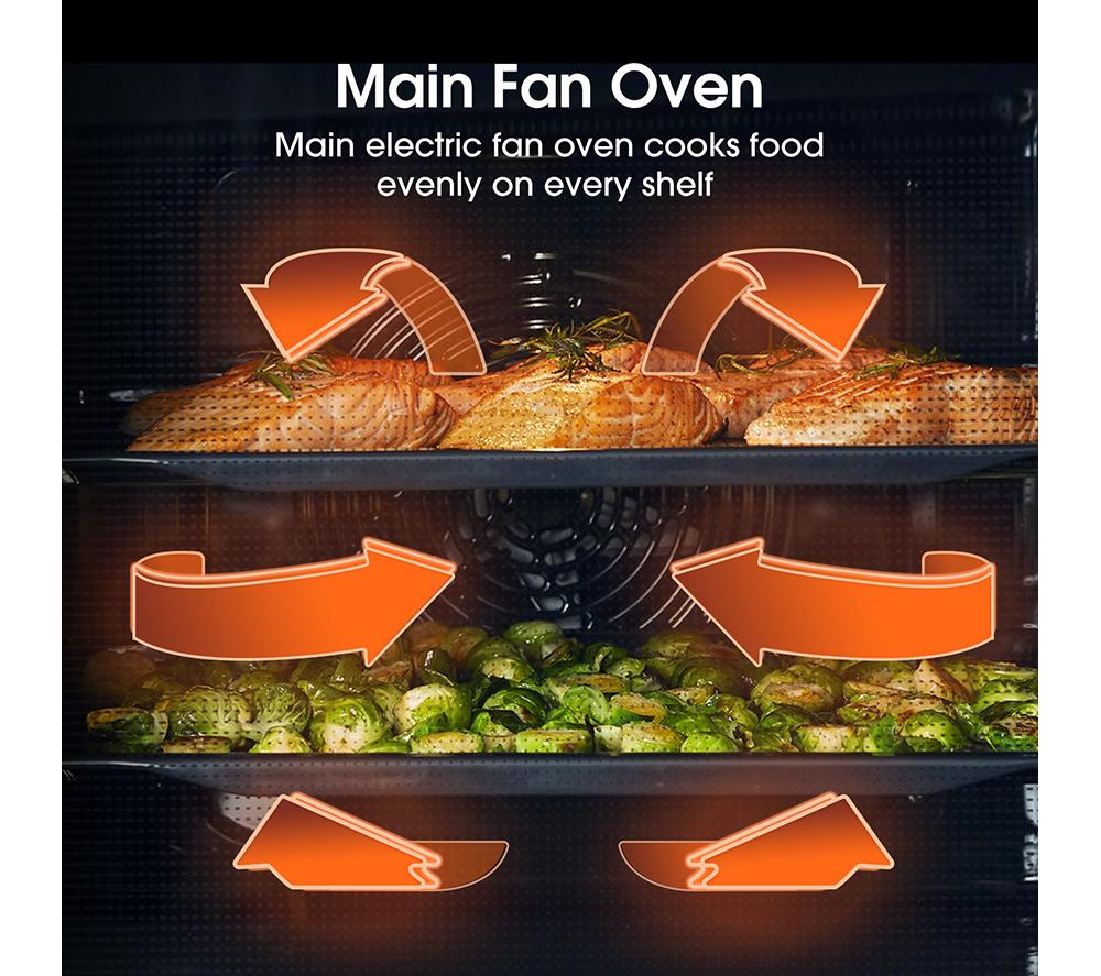 HISENSE BID95211XUK Electric Double Oven - Stainless Steel image number 5 of 14
