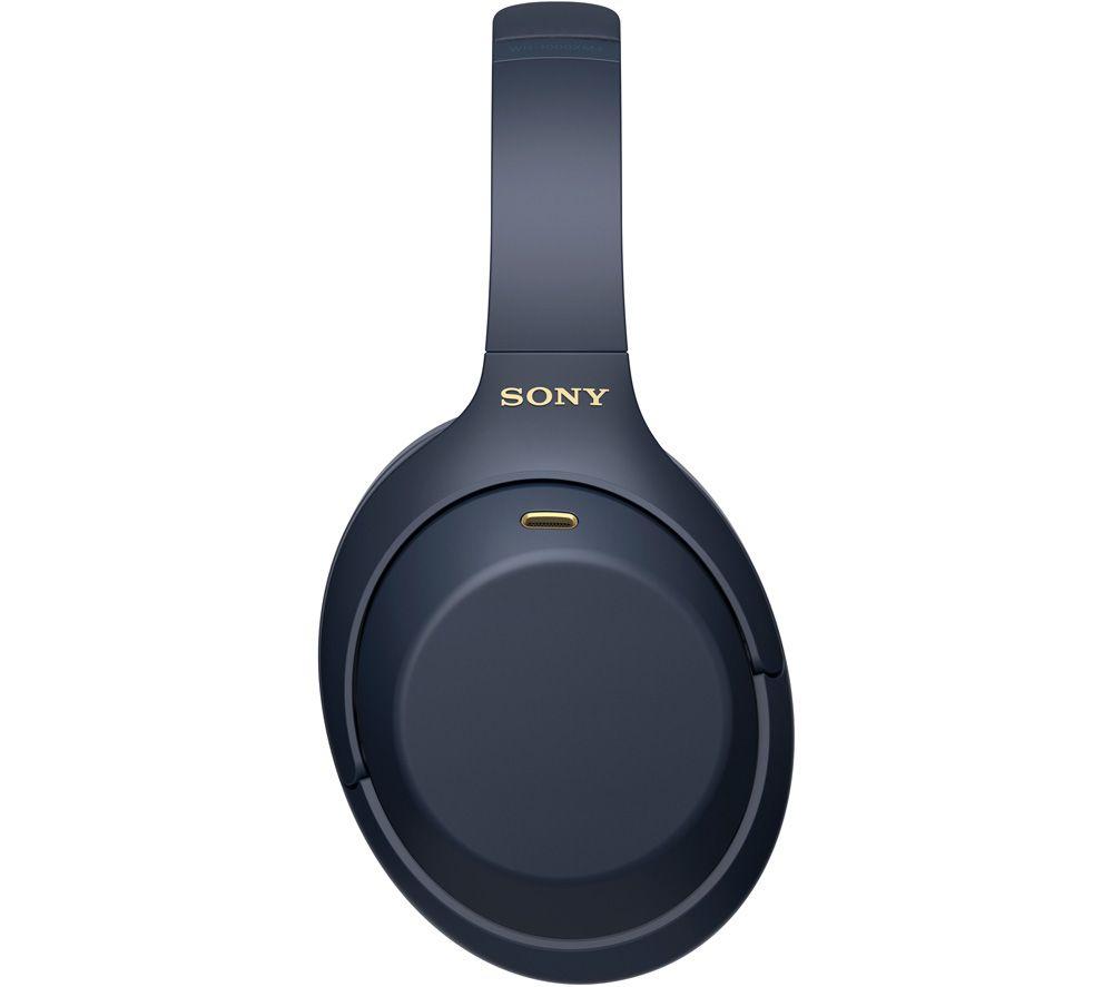 SONY WH 1000XM4 Wireless Bluetooth Noise Cancelling Headphones Blue