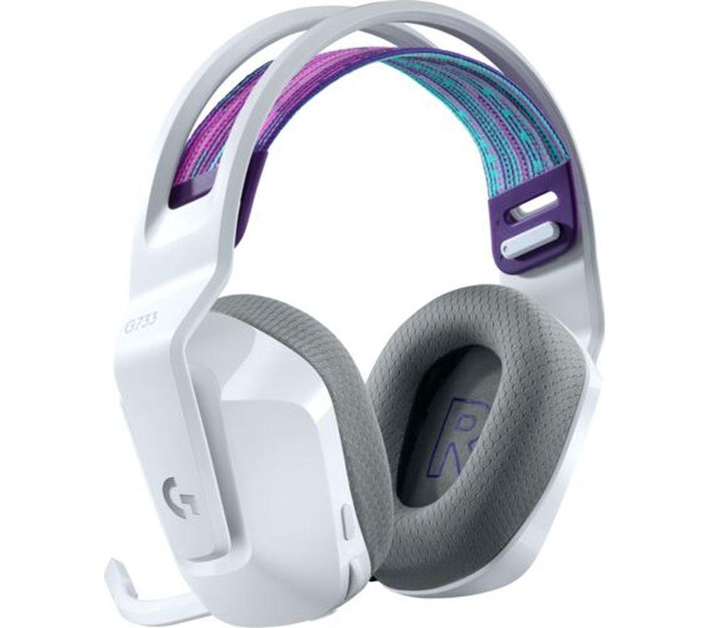 LOGITECH G733 LIGHTSPEED Wireless Gaming Headset - White image number 2 of 13