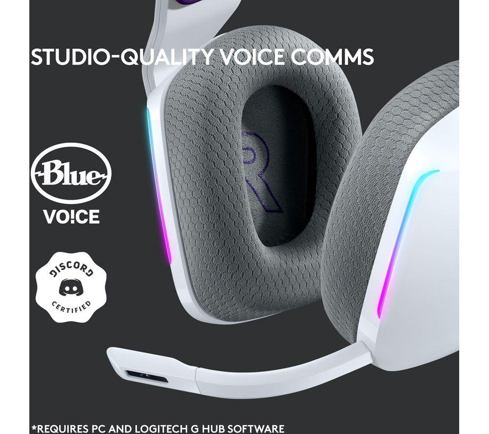 LOGITECH G733 LIGHTSPEED Wireless Gaming Headset - White image number 12 of 13