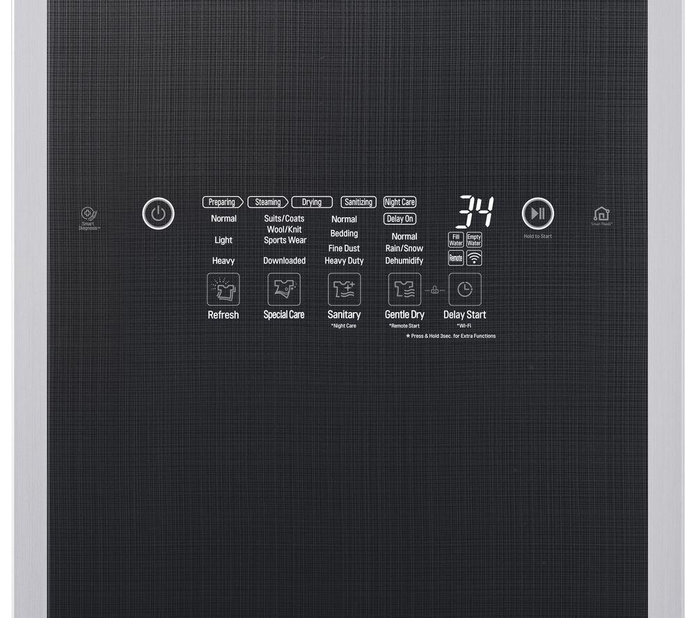 LG Styler S3BF WiFi-enabled Steam Clothing Care System - Black image number 3 of 12