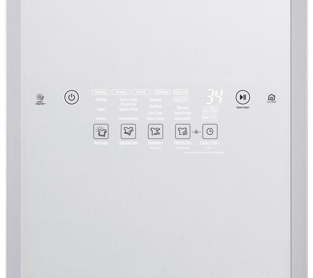 LG Styler S3WF WiFi-enabled Steam Clothing Care System - White image number 3 of 12