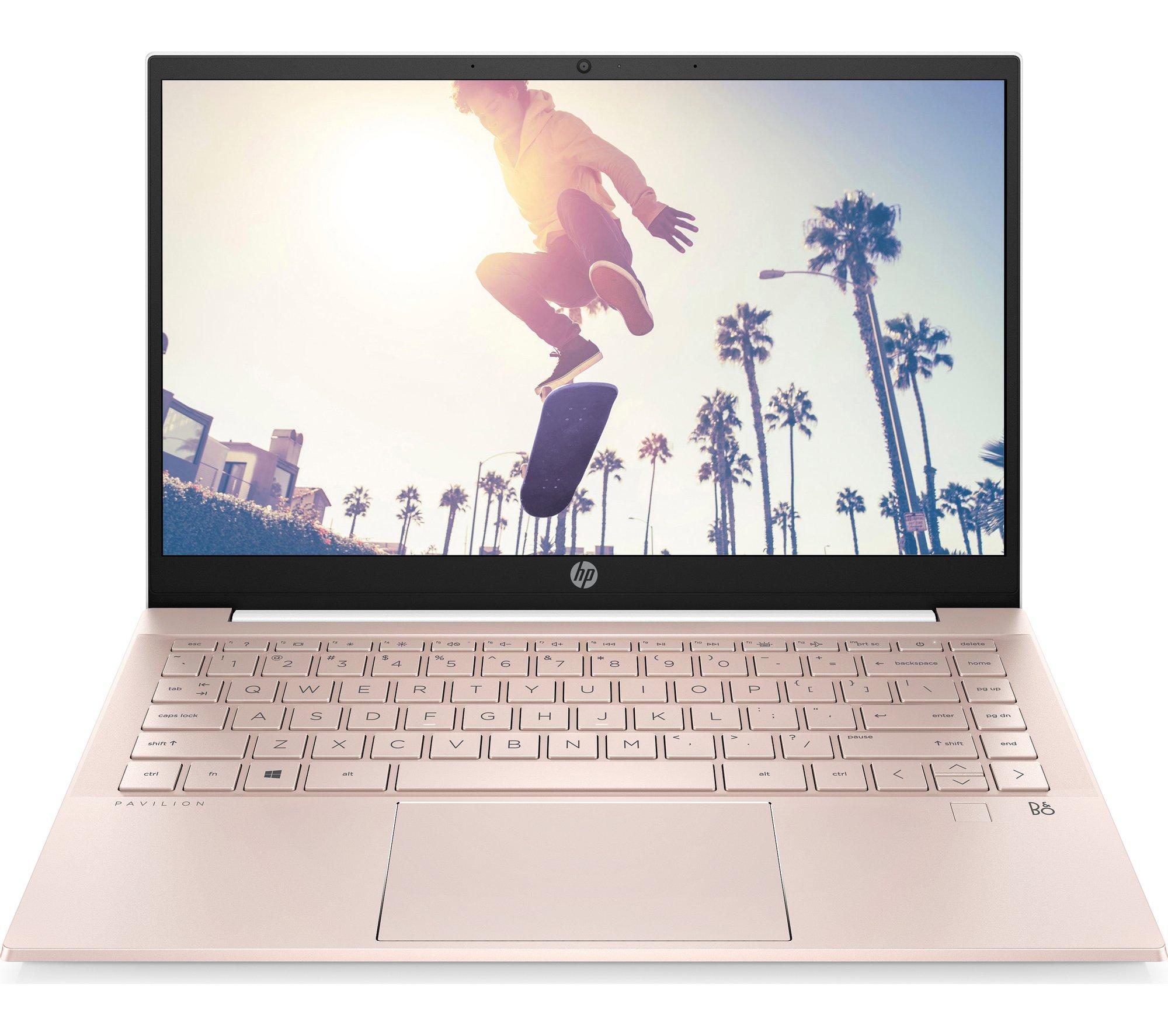 Image of HP Pavilion 14-dv0600sa 14" Laptop - Intel®Core i5, 512 GB SSD, Pink, White