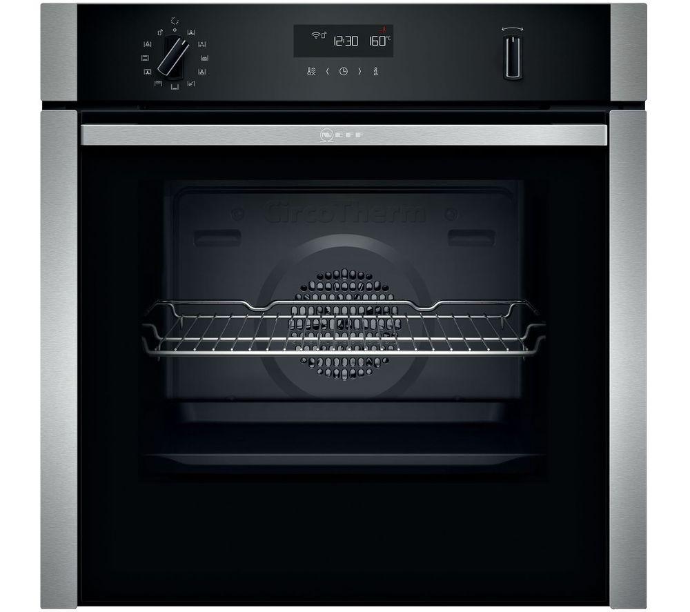 NEFF Slide&Hide N50 B6ACH7HH0B Electric Pyrolytic Smart Oven - Stainless Steel, Stainless Steel