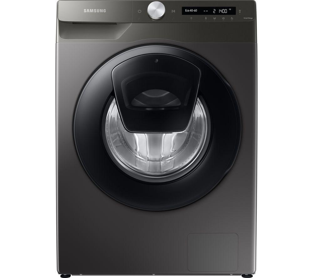 SAMSUNG AddWash WW80T554DAN/S1 WiFi-enabled 8 kg 1400 Spin Washing Machine - Graphite, Silver/Grey