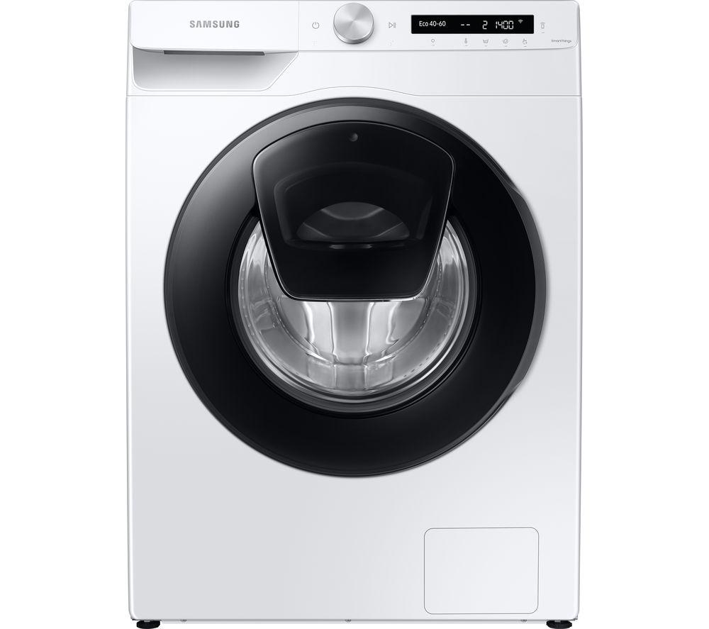 SAMSUNG Series 5 AddWash WW90T554DAW/S1 WiFi-enabled 9 kg 1400 Spin Washing Machine - White, White