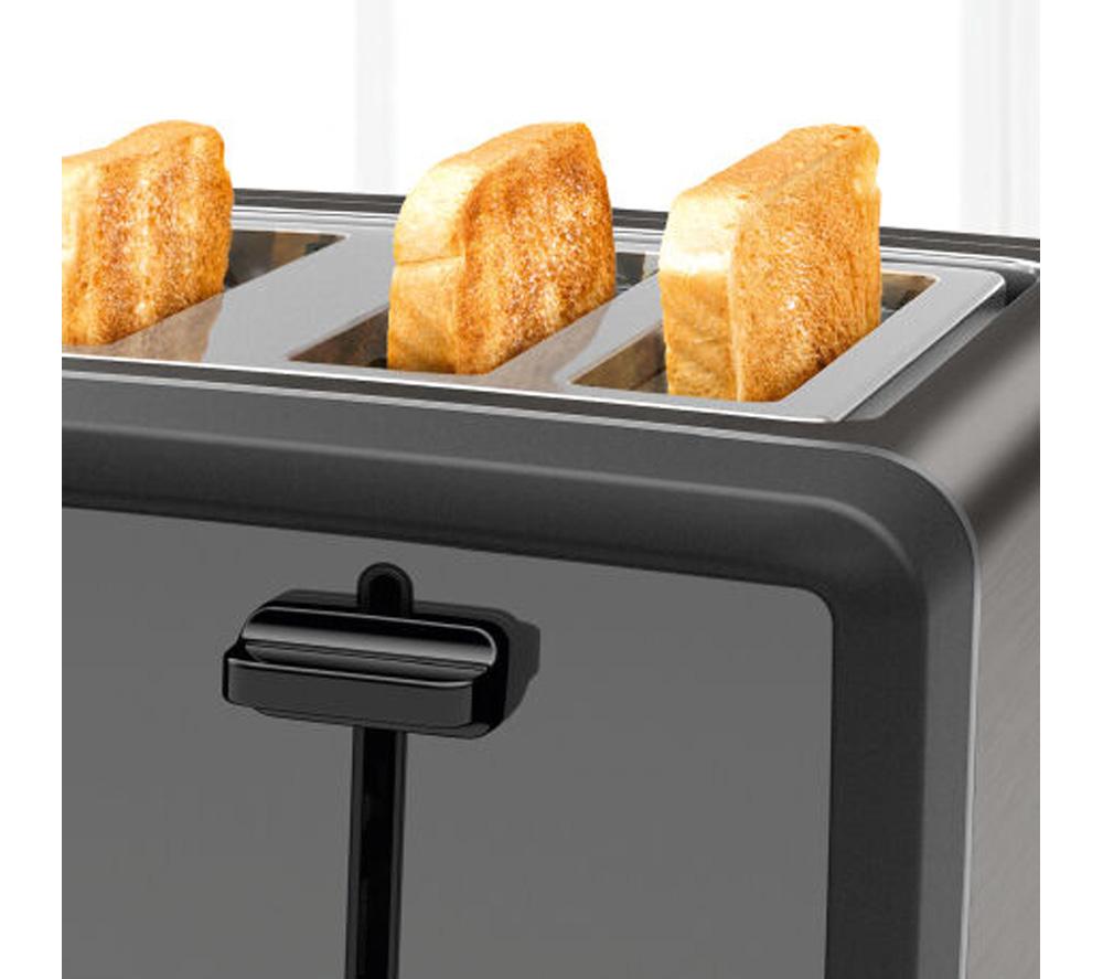 BOSCH DesignLine Ergo TAT5P445GB 4-Slice Toaster &ndash; Anthracite image number 11 of 12
