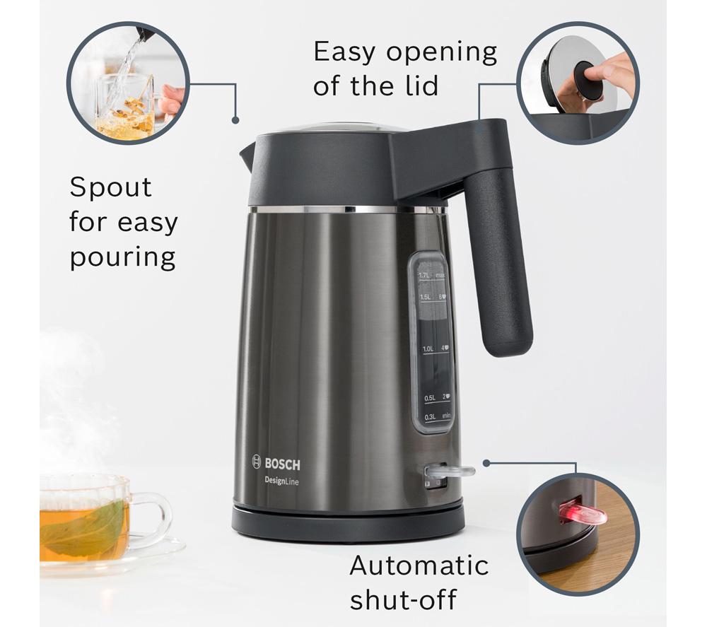 Buy BOSCH DesignLine Ergo TWK5P475GB Cordless Jug Kettle Black
