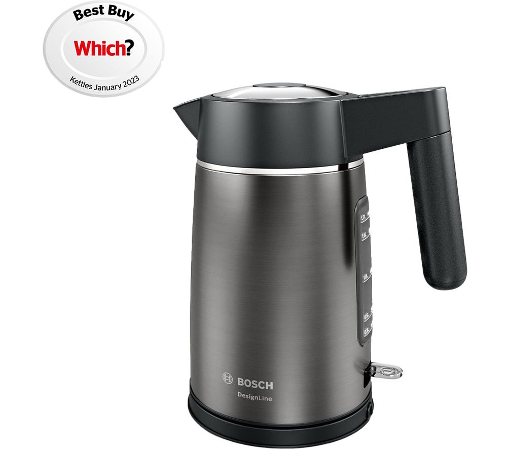 BOSCH DesignLine Ergo TWK5P475GB Cordless Jug Kettle - Black & Anthracite image number 11 of 11