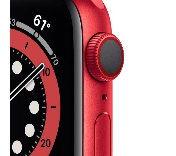 APPLE Watch Series 6 Cellular - PRODUCT(RED) Aluminium with PRODUCT(RED) Sports Band, 44 mm image number 6