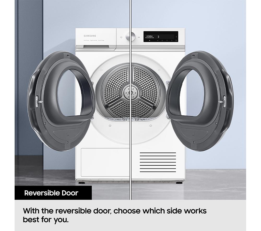 SAMSUNG Series 5+ AI Energy DV90T5240AN/S1 WiFi-enabled 9 kg Heat Pump Tumble Dryer - Graphite image number 9 of 11