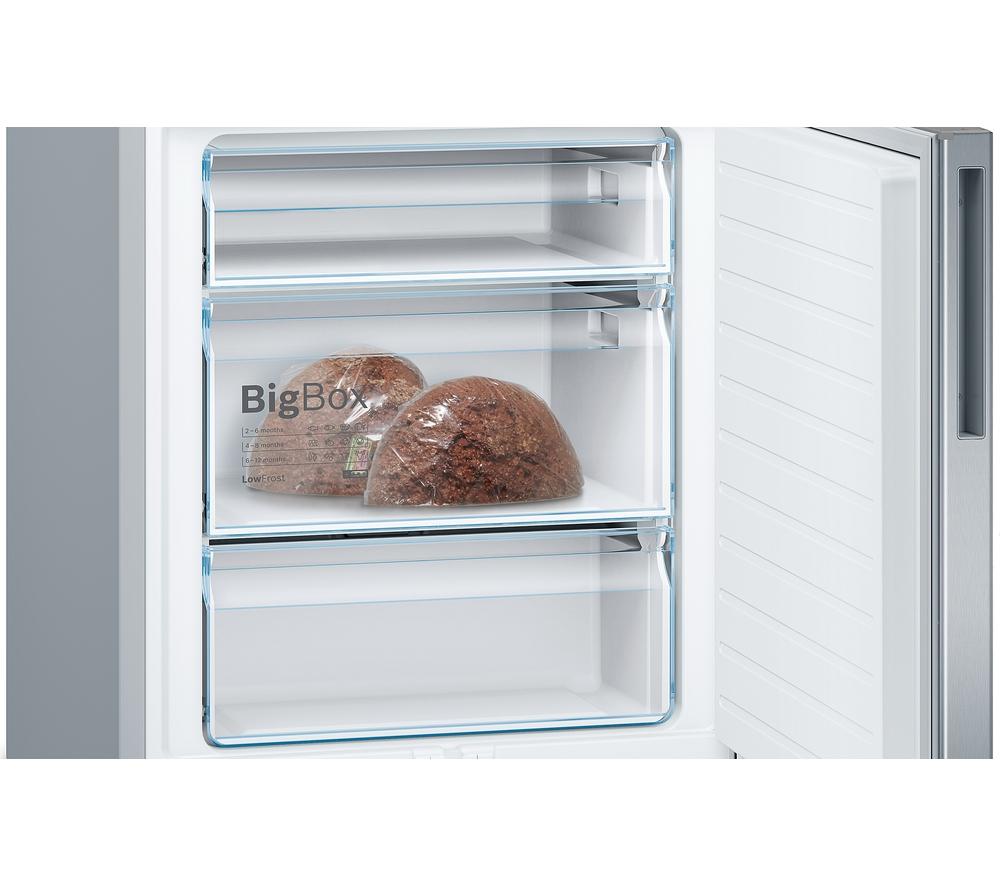 BOSCH KGE49AICAG 60/40 Fridge Freezer - Inox image number 4 of 6