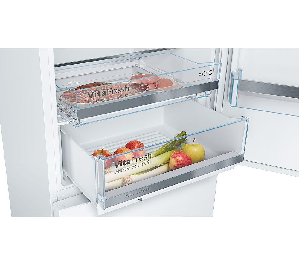 BOSCH Series 6 KGE49AWCAG 70/30 Fridge Freezer - White image number 6 of 9