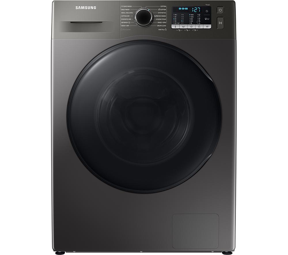 SAMSUNG ecobubble WD80TA046BX/EU 8 kg Washer Dryer - Graphite, Silver/Grey