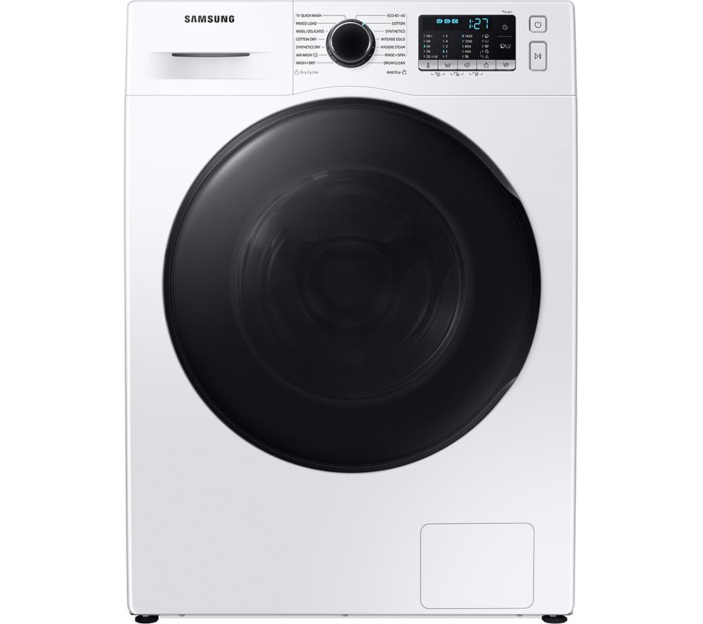 SAMSUNG ecobubble WD80TA046BE/EU 8 kg Washer Dryer - White, White