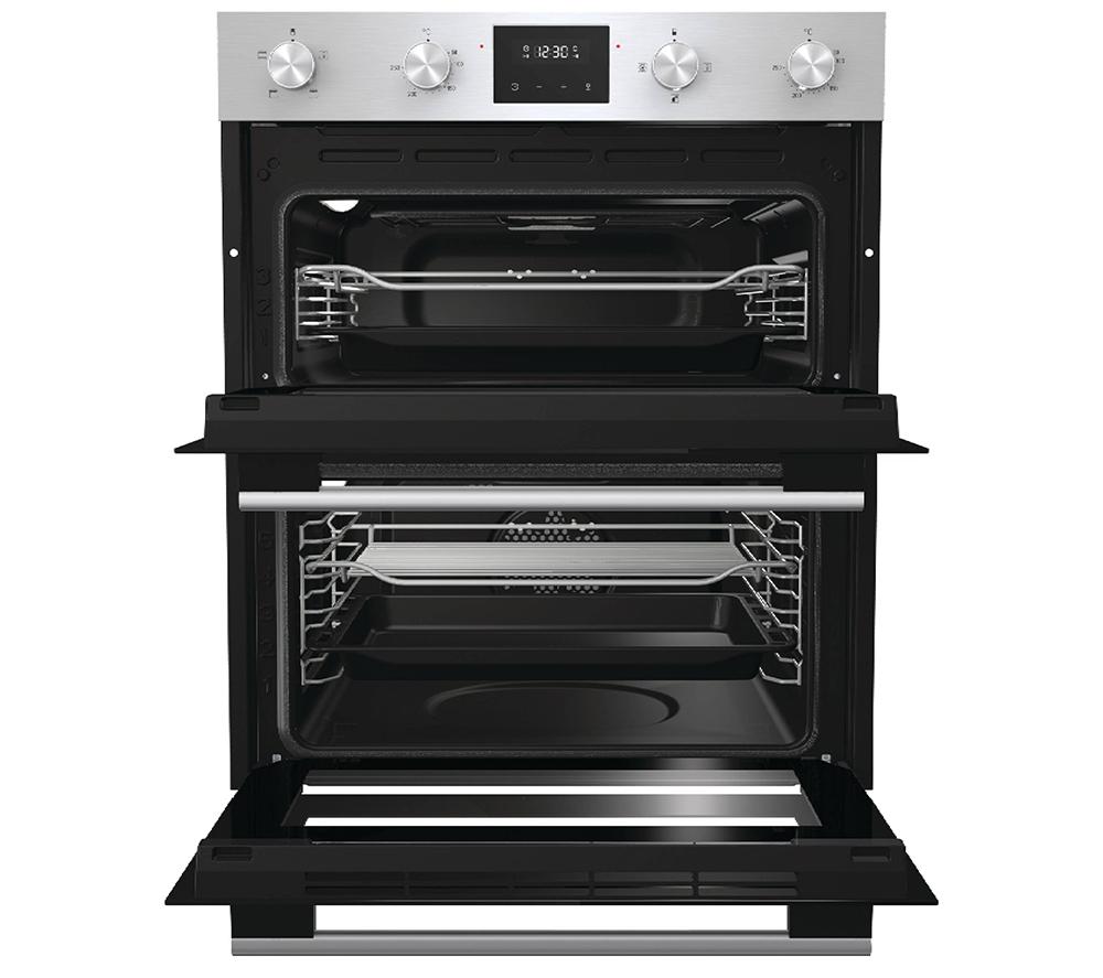 Buy HISENSE BID75211XUK Electric Built under Double Oven Stainless Steel Black Currys