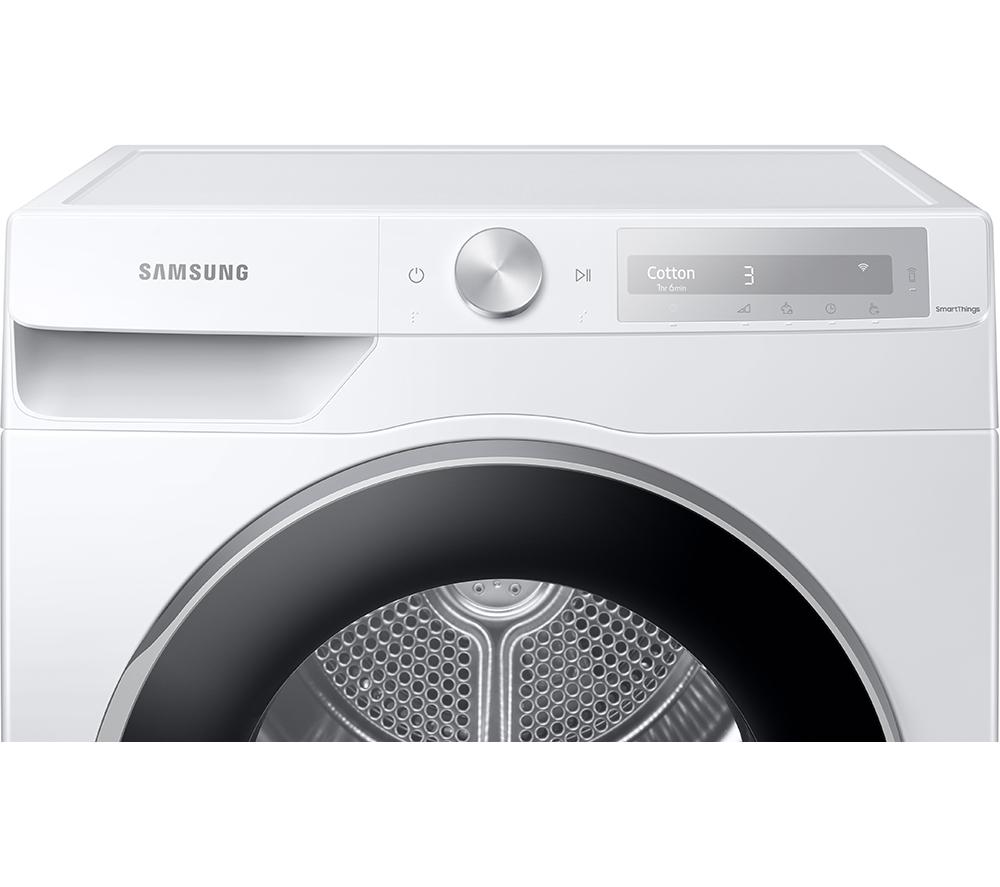 SAMSUNG Series 6 AI Energy DV90T6240LH/S1 WiFi-enabled 9 kg Heat Pump Tumble Dryer - White image number 3 of 11