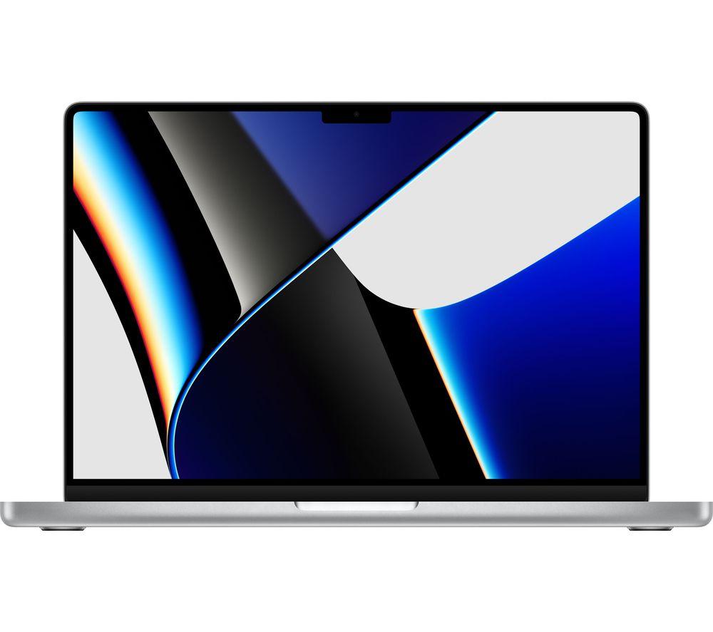 Image of APPLE MacBook Pro 14" (2021) - M1 Pro, 512 GB SSD, Silver, Silver/Grey