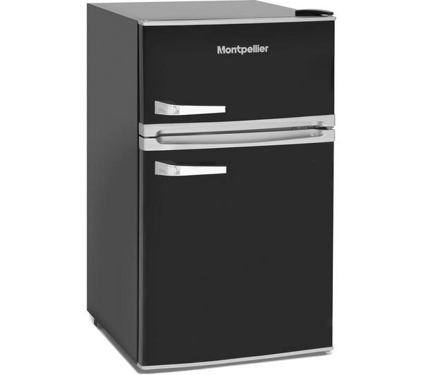 Buy MONTPELLIER Retro MAB2035K Undercounter Fridge Freezer - Black | Currys