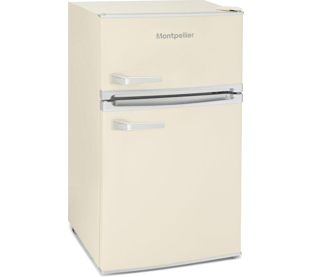MONTPELLIER Cream Retro fridges Cheap deals at Currys
