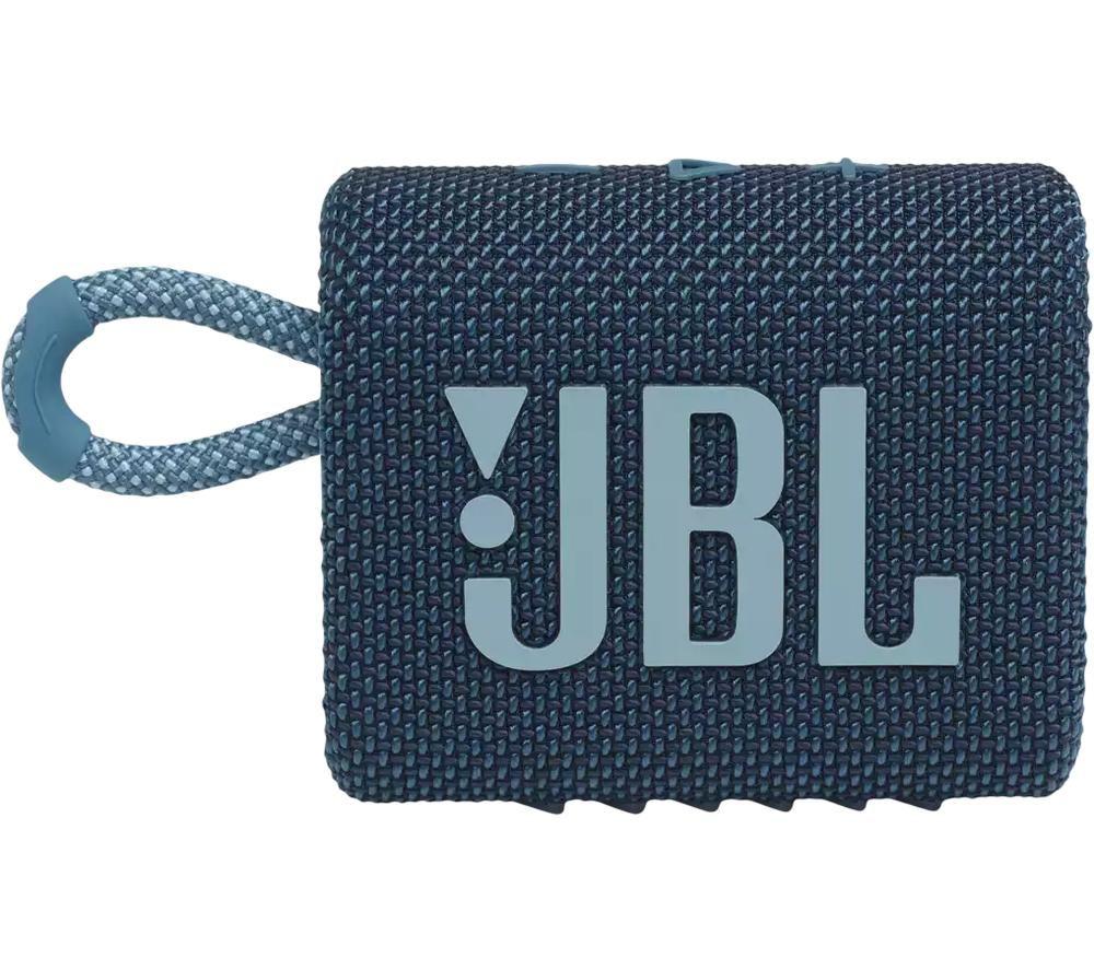 JBL GO3 Portable Bluetooth Speaker - Blue, Blue