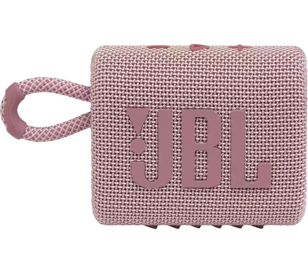 JBL GO3 Portable Bluetooth Speaker - Pink, Pink