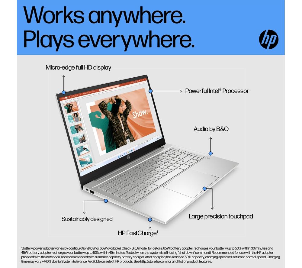 Buy HP Pavilion 14dv0603na 14" Laptop Intel® Pentium® Gold, 128 GB