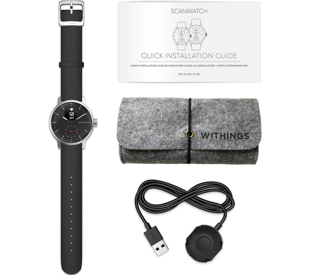 WITHINGS ScanWatch Hybrid Smart Watch - Black, 42 mm - image 9