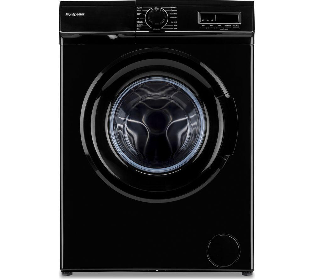 MONTPELLIER MW7141K 7 kg 1400 Spin Washing Machine - Black