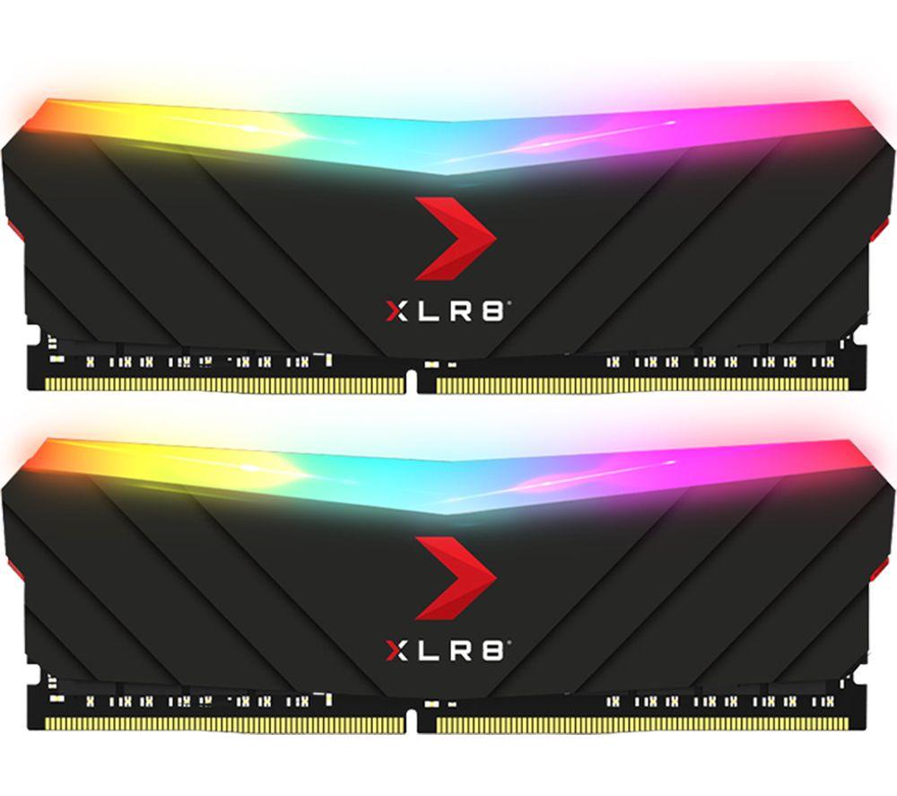 PNY XLR8 EPIC-X RGB DDR4 3200 MHz PC RAM - 16 GB x 2