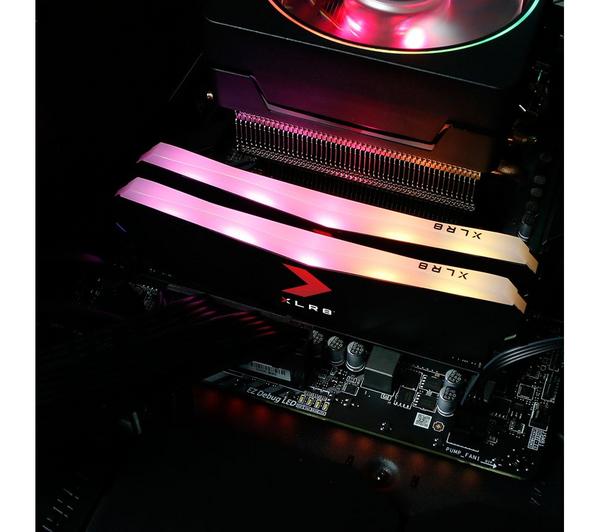PNY XLR8 EPIC-X RGB DDR4 3200 MHz PC RAM - 8 GB x 2 image number 3